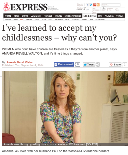 I've learned to accept my childlessness, why can't you?
