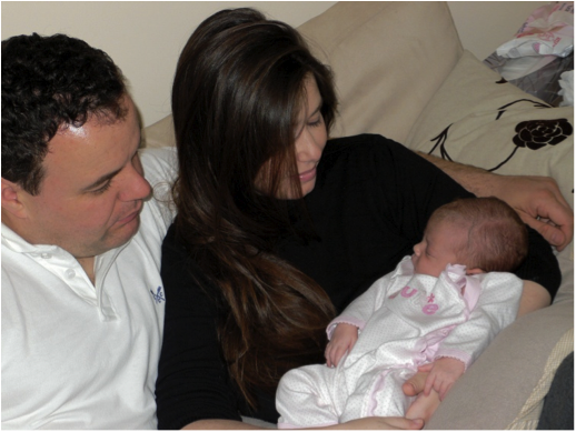 Andy & Zoe Clark-Coates with their Youngest Daughter Andy & Zoe Clark-Coates with their Youngest Daughter
