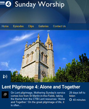 BBCR4 Mothers Day Service at St Martin in the Field